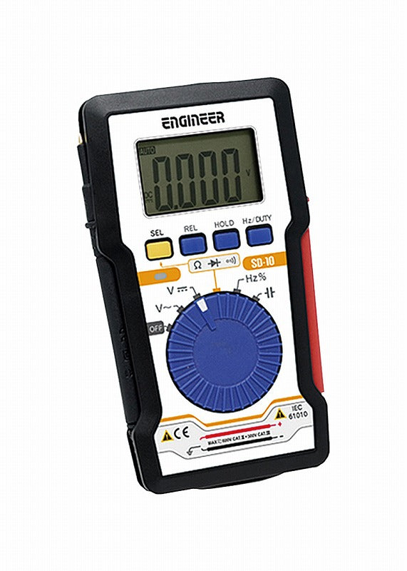 デジタルマルチメーター 70×127×12.5mm