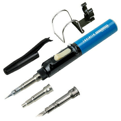 コテライザー 60 Bセット サイズ：218X25X27mm 材質：ナイロン 方式：ガス触媒発熱方式 熱出力：最大約450℃(半田コテ)､最大約650℃(ホットブロー) ガス充填量：14ml