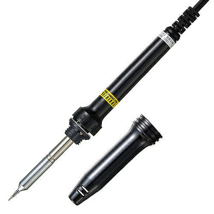 セラミック半田コテ 耐熱キャップ サイズ：全長204mm 材質：ガラス繊維強化プラスチック 最高温度：450℃ 消費電力：32W 定格電圧：100V 絶縁抵抗：100MΩ 標準コテ先：ST-20