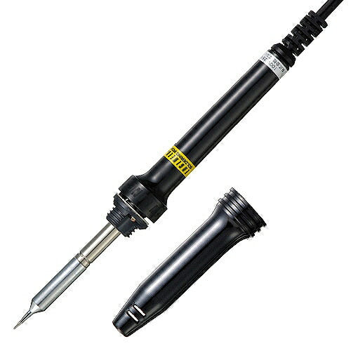セラミック半田コテ 耐熱キャップ サイズ：全長204mm 材質：ガラス繊維強化プラスチック 最高温度：450℃ 消費電力：32W 定格電圧：100V 絶縁抵抗：100MΩ 標準コテ先：ST-20