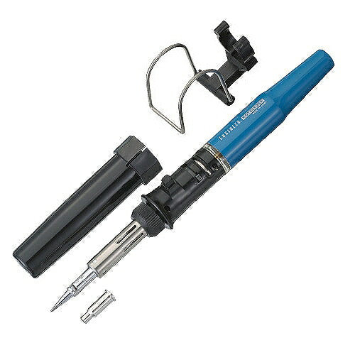 コテライザー 70 Cセット サイズ：282X33X37mm 材質：アルミ 方式：ガス触媒発熱方式 熱出力：最大約500℃(半田コテ)､最大約650℃(ホットブロー) ガス充填量：28ml