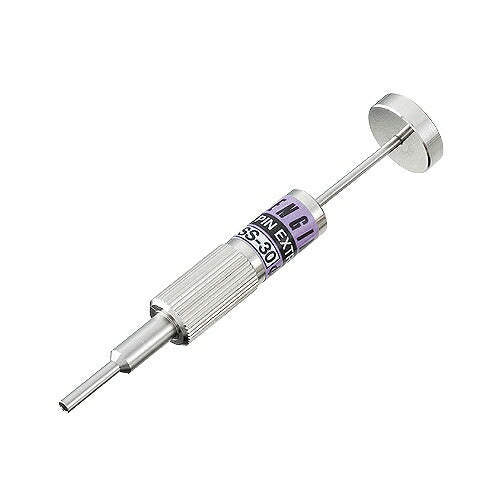 ピン抜き工具 サイズ：全長97mm 材質：SUS303G/C3604 スリーブ外径：φ2.5mm スリーブ内径：φ1.9mm