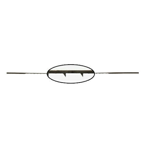 鋸刃 1ダース サイズ：全長130mm 材質：SK1 入数：12枚 サイズ：24山 刃厚み：0.42mm 幅：1.35mm 刃数総数：24