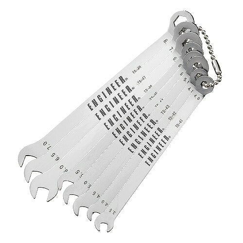 ミニスパナセット 本体重量：85g 材質：ステンレス