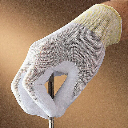 低発塵性手袋 パームコート L サイズ：L 重量：19.5g コーティング：フィンガーコート