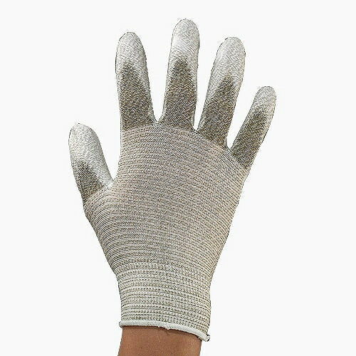 導電性手袋 パームコート L サイズ：L 重量：21.5g 表面抵抗値：1X105～106Ω コーティング：パームコート