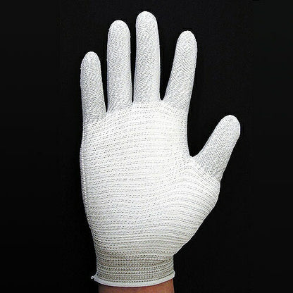 導電性手袋 パームコート L サイズ：L 重量：21.5g 表面抵抗値：1X105～106Ω コーティング：パームコート