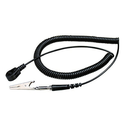 アースコード 長さ：0.65～3m スナップボタン径：10mm バナナプラグ対応穴径：φ4～φ4.5mm 抵抗値：1MΩ±5kΩ