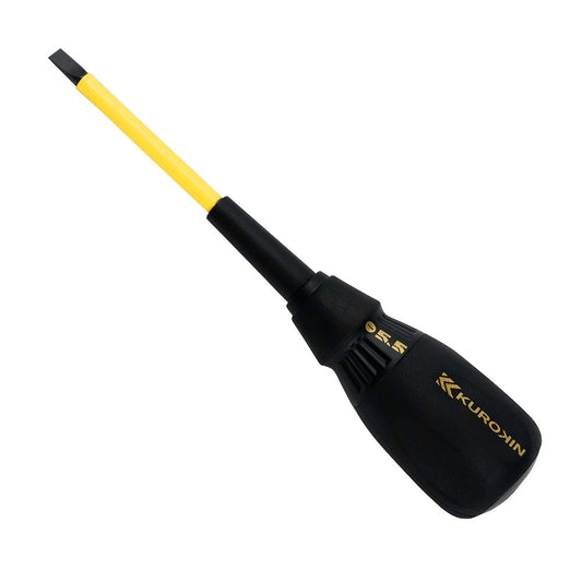 電工ドライバー 黒金 -5.5×100 186mm