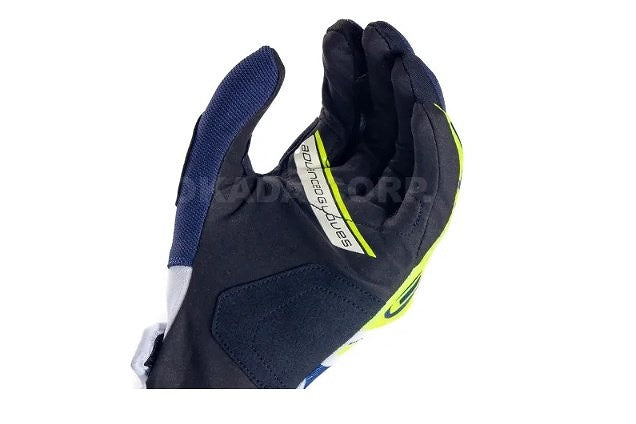 E3 EVO オフロードグローブ ホワイトブラックイエロー Lサイズ