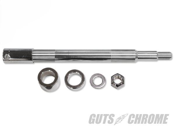 Drag Specialties Axle Shaft Kit, Front, 2008-17 FLST/F/N