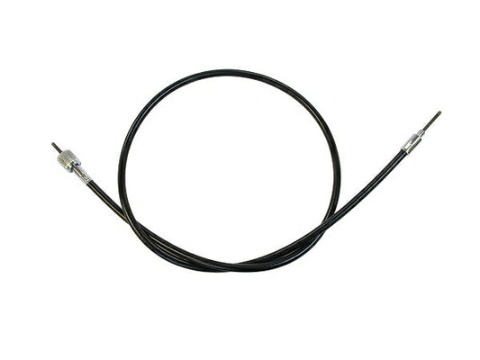 Black Speedometer Cable, Front, 38.5 inches