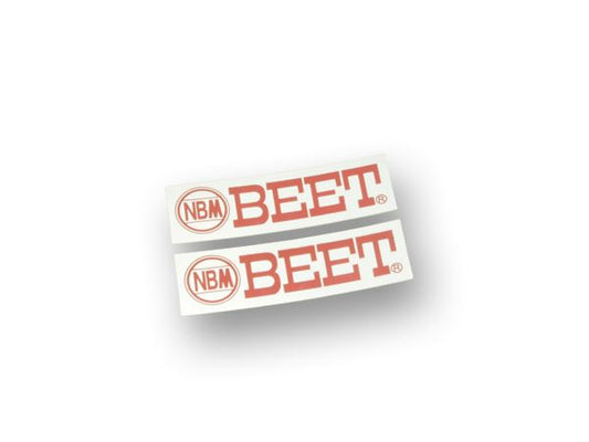 バックステップ用 BEETステッカー 15×50mm 2枚入り