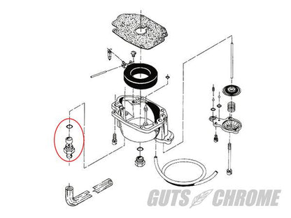 Fuel Inlet Seat E/G Carb