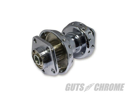 デュアルフランジハブ クローム 73-99年