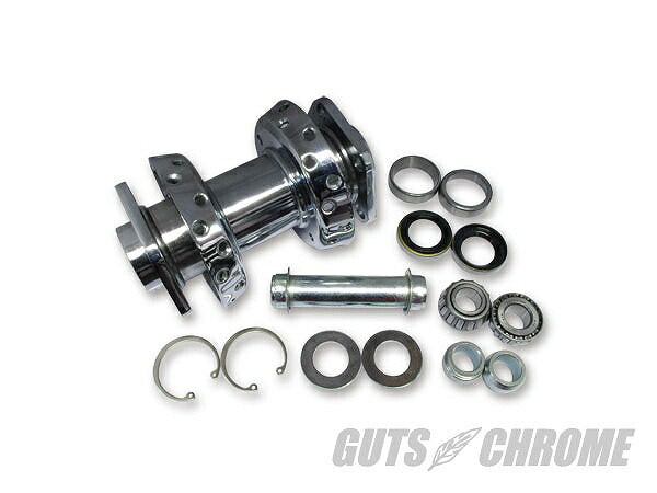 デュアルフランジハブ クローム 73-99年