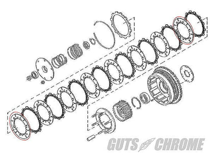 DSI製 71-84年XLクラッチスチールプレート