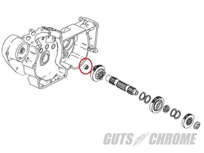 V-TWIN 5-Speed Countershaft Needle Bearing