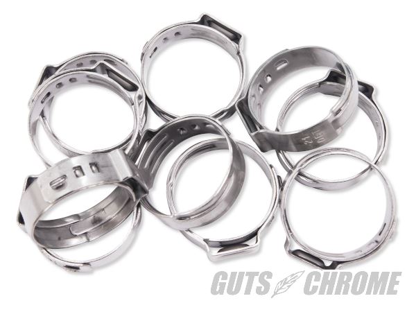 Hose Clamps 13/16 inch Sportster 10 pcs