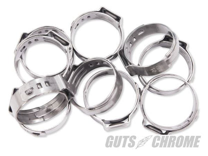 Hose Clamps 13/16 inch Sportster 10 pcs