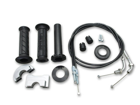 PMC ハイスロットルキット STDワイヤー タイプ1 ガンメタ 100cm/36φ