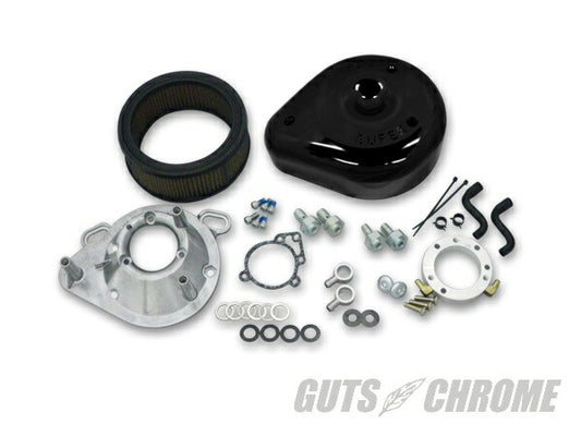 S\U0026S エアクリーナーキット グロスブラック BT CV\U0026EFI