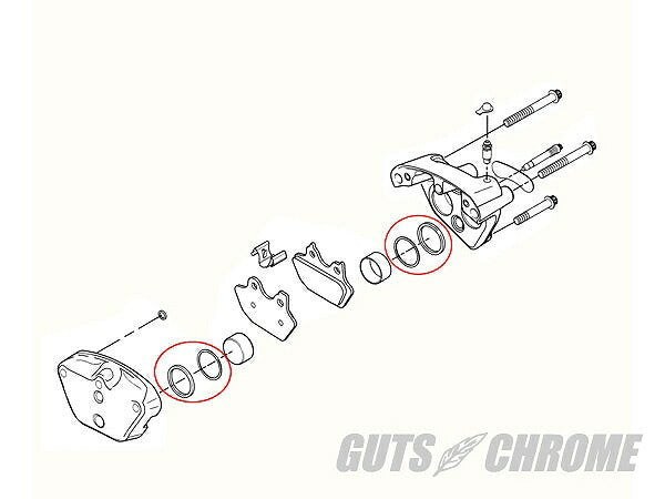 キャリパーシールキット 00-07BT