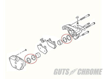 キャリパーシールキット 00-07BT