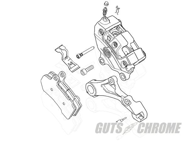 Drag Specialties Brake Pads Semi-Metallic Front/Rear For 08-Up Touring