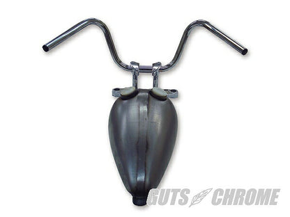 クローム BACK HORN バックホーン バー ハンドル ヘコミ有り