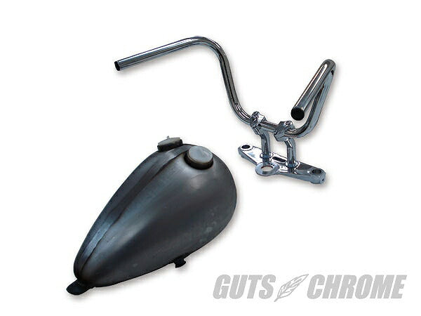 クローム CHOPPER チョッパーバー ハンドル ヘコミ有り