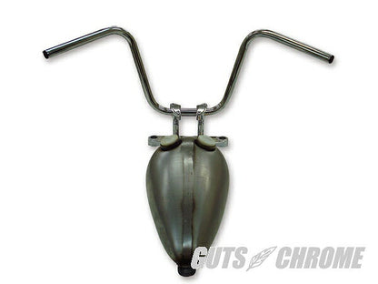 Chrome Narrow Ape Hanger Handlebars, No Dimples