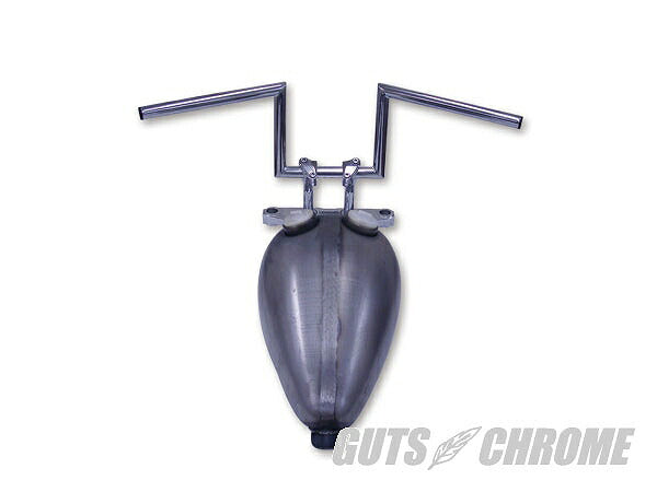 81-Earlier Chrome Z Bar Z-Bar Handlebar 8 Inch No Dimples