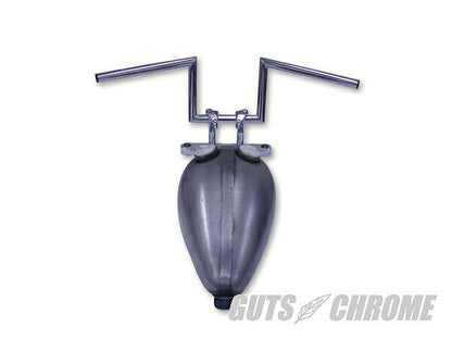 81-Earlier Chrome Z Bar Z-Bar Handlebar 8 Inch No Dimples