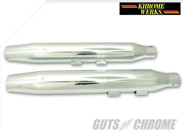 スリップオンマフラー テーパード 3インチ ソフテイルデラックス/クロスボーンズ/スリム