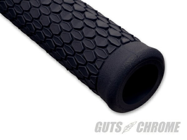 HEX ラバーグリップ 貫通タイプ ブラック 124mm