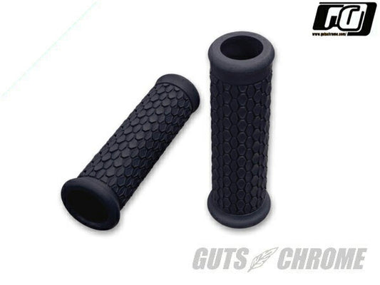 HEX ラバーグリップ 貫通タイプ ブラック 124mm