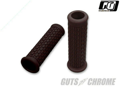 HEX ラバーグリップ 貫通タイプ ダークブラウン 124mm