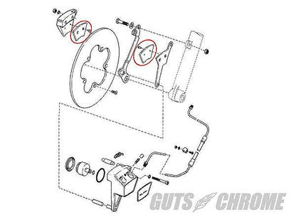 74-77年 ショベルFX,スポーツスター用フロントブレーキパッド