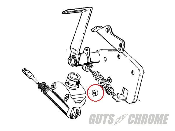 V-TWIN Master Cylinder Spacer 1 pc.