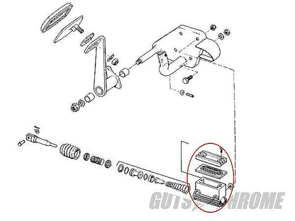 ケルシータイプ マスターシリンダーFL79-84年