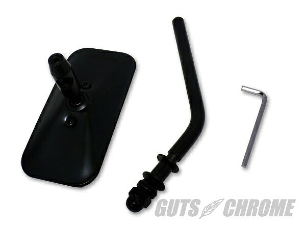 ショートステム スクエアミラー ブラック