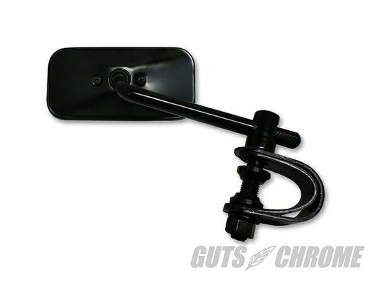 スクエア クランプオンミラー ブラック