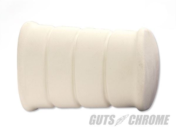 V-TWIN Plain Kick Pedal Rubber White