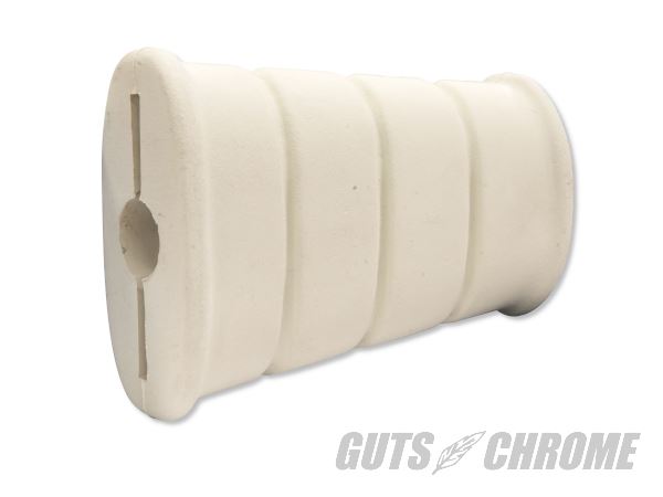 V-TWIN Plain Kick Pedal Rubber White