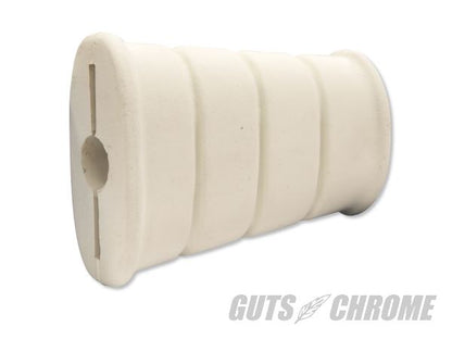 V-TWIN Plain Kick Pedal Rubber White