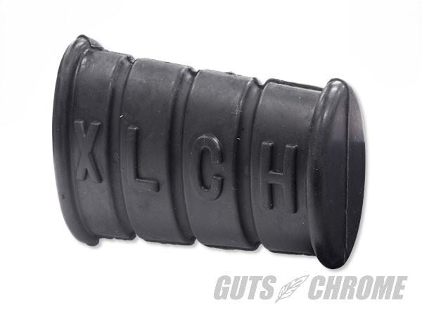 V-TWIN XLCHロゴ入り キックペダルラバー ブラック