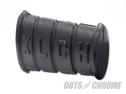 V-TWIN XLCHロゴ入り キックペダルラバー ブラック