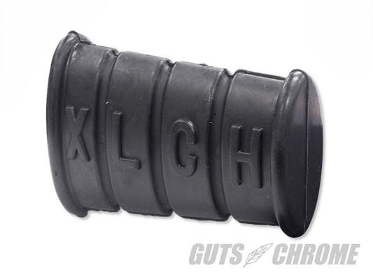 V-TWIN XLCHロゴ入り キックペダルラバー ブラック