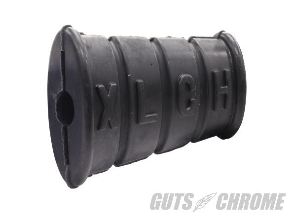 V-TWIN XLCHロゴ入り キックペダルラバー ブラック